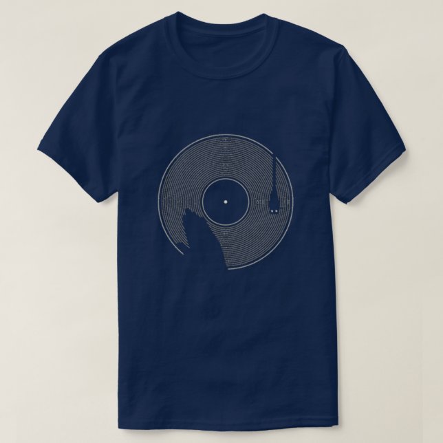 Camiseta DJ Misturando T-Shirt (Frente do Design)