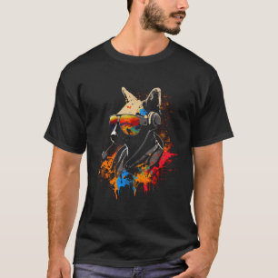 Camiseta Dj Music Fan Kangaroo Party Outfit Mus