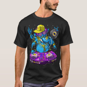 Camiseta DJ Música Ganesha