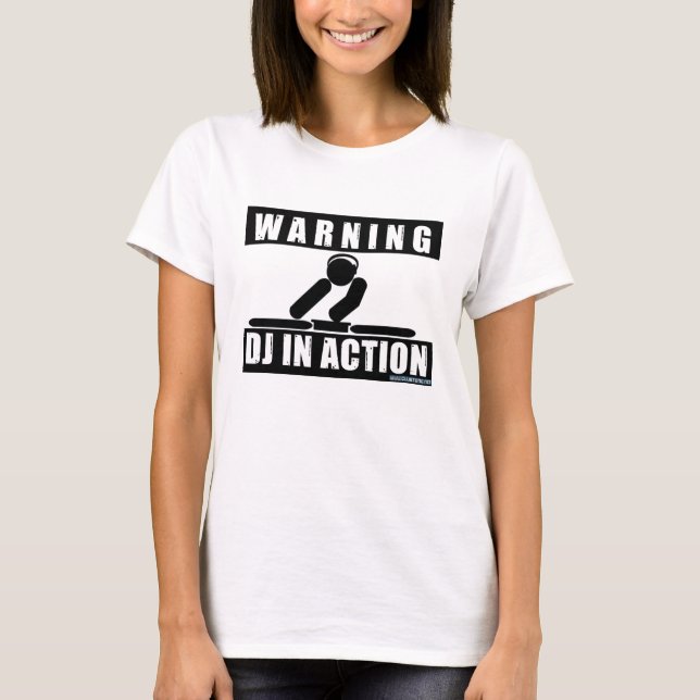 Camiseta DJ na ação (Frente)