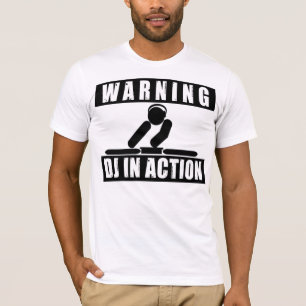 Camiseta DJ na ação