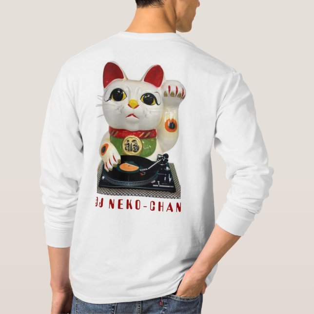 Camiseta DJ neko-chan (Verso)