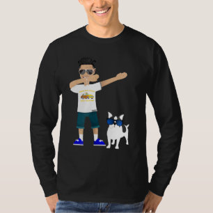 Camiseta Dj Pauly D Dabbing Com Legal Buldogue Francês Em S