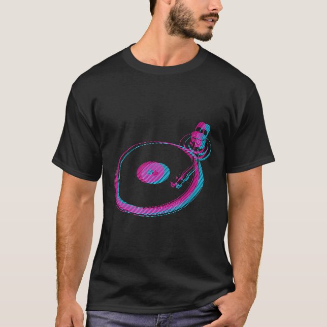 Camiseta Dj - Player de Registro Turnável - Dj (Frente)