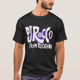 Camiseta DJ Rocco From Rockland Logotipo Letras Brancas