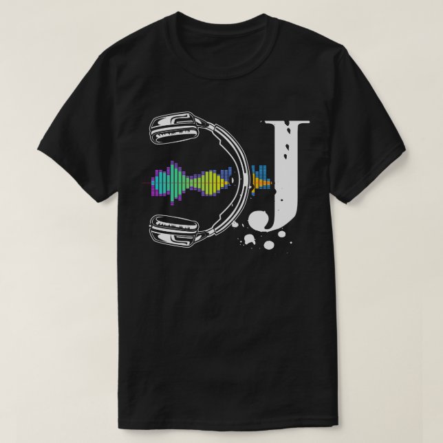 Camiseta DJ s for Men Women DJ Headphone (Frente do Design)