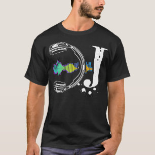 Camiseta DJ s for Men Women DJ Headphone