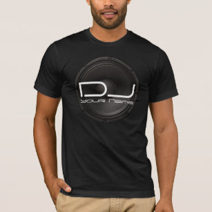 Camiseta DJ SHIRT com fundo de latência