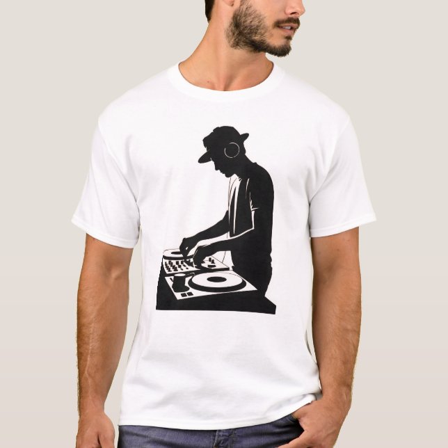 Camiseta DJ Silhouette (Frente)