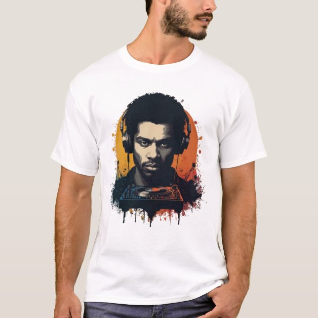 Camiseta DJ Silhouette (Frente)