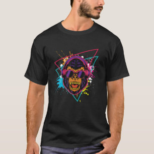 Camiseta DJ Techno Music Lover Eletro Musical Animal