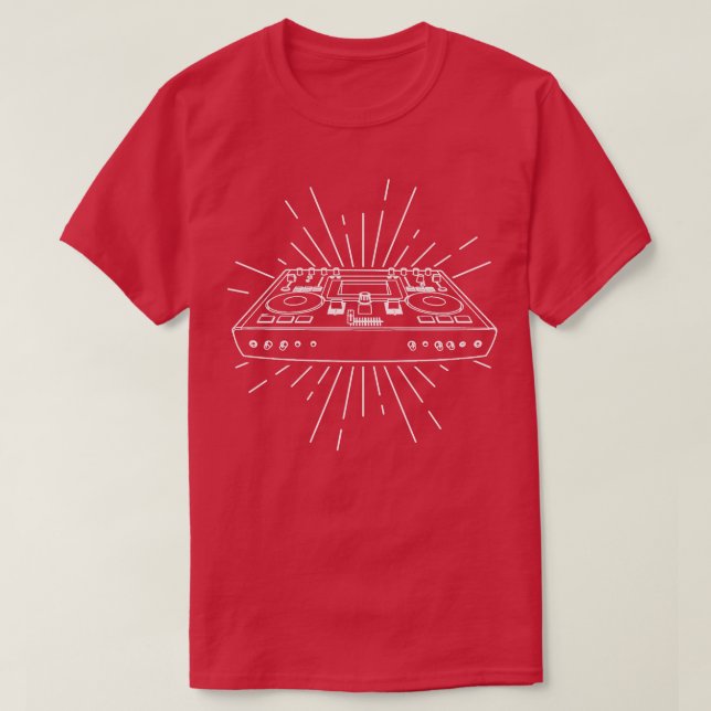 Camiseta DJ Turntable (Frente do Design)