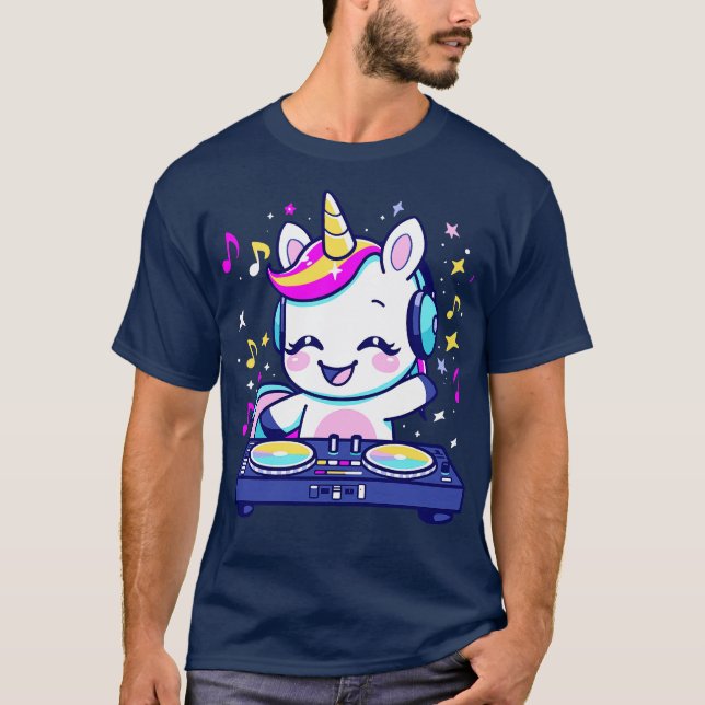Camiseta DJ Unicorn (Frente)