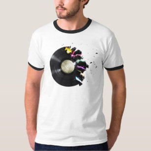 Camiseta dj vinyl explosion