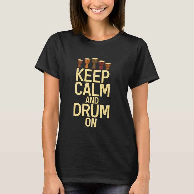 Camiseta Djembe Drum Djembe Player Djembeist (Frente)