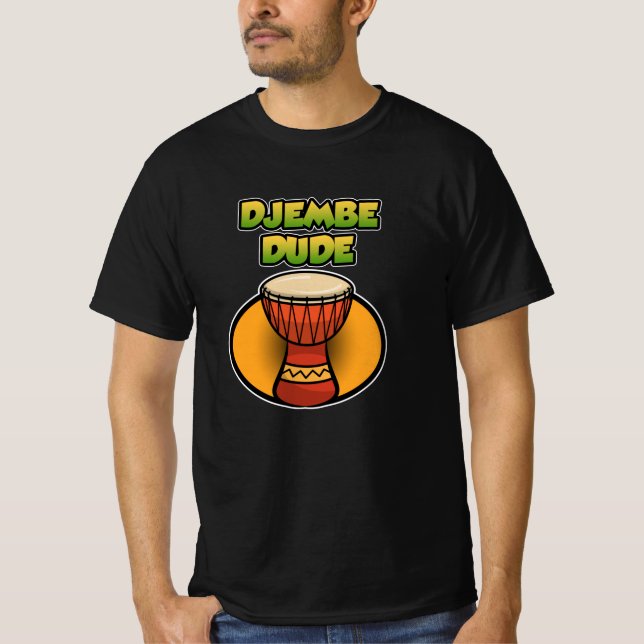 Camiseta Djembe Dude Congas Darbuka Rhythm Bongo Music (Frente)