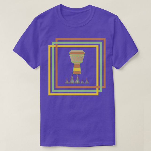 Camiseta djembe musical (Frente do Design)
