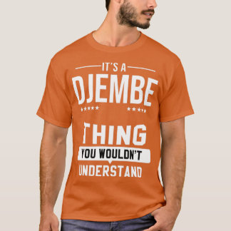 Camiseta Djembe Musical Goblet Drum Music Instrumento