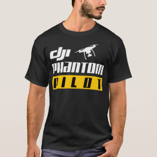 Camiseta Dji Phantom Pilot drone legal unisex