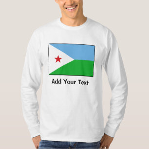 Camiseta Djibouti - bandeira jibutiana