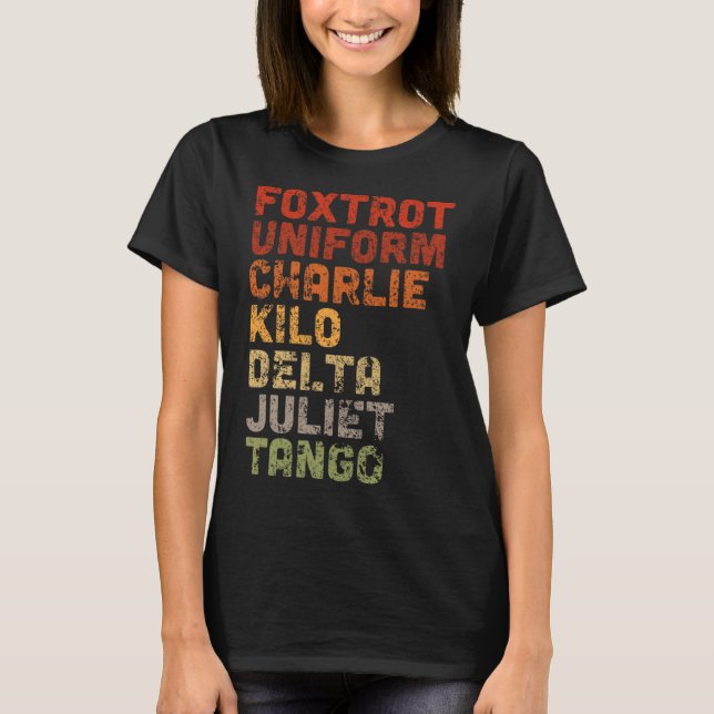 Camiseta Djt Uniforme Foxtrot (Frente)