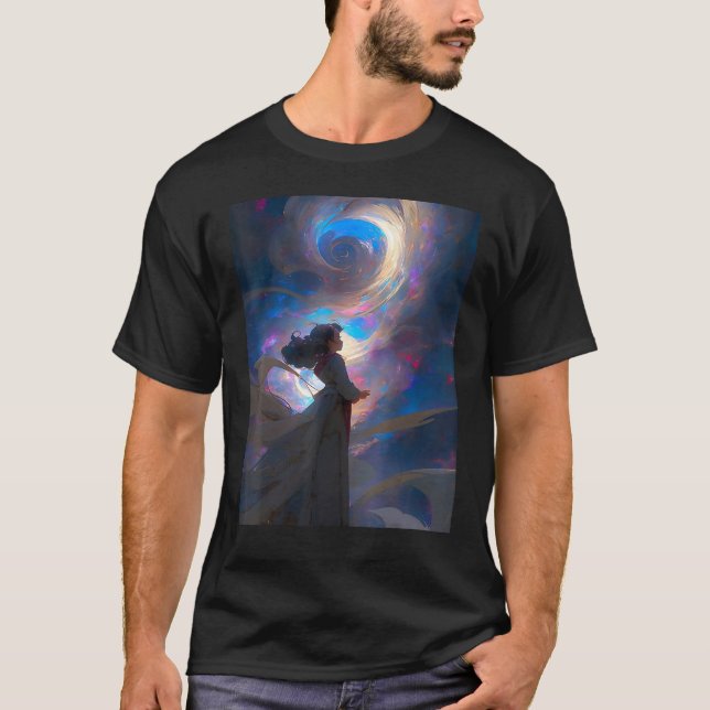 Camiseta DKH138 Sci fi Graphic  Bright Sky Wish (Frente)