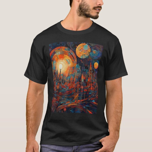 Camiseta DKH138 Sci fi Graphic  One for the Journey (Frente)