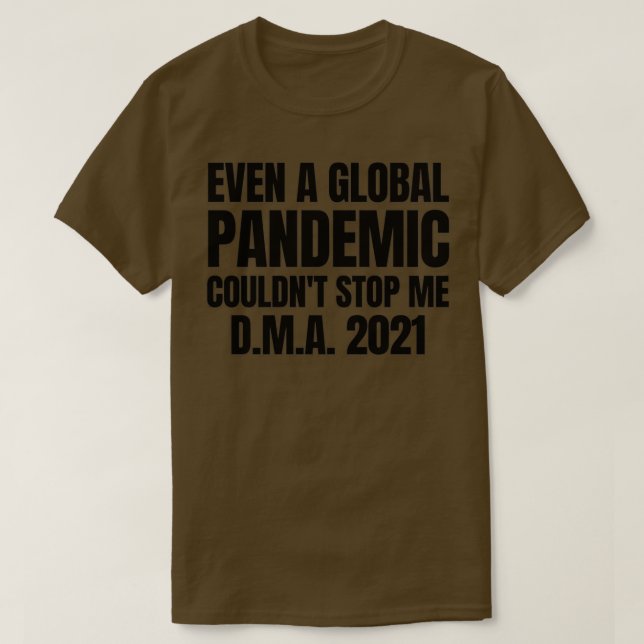 Camiseta DMA 2021 Doutorado em Pandemia por Artes Musicais (Frente do Design)