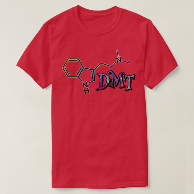 Camiseta DMT molécula espirituosa (Frente do Design)