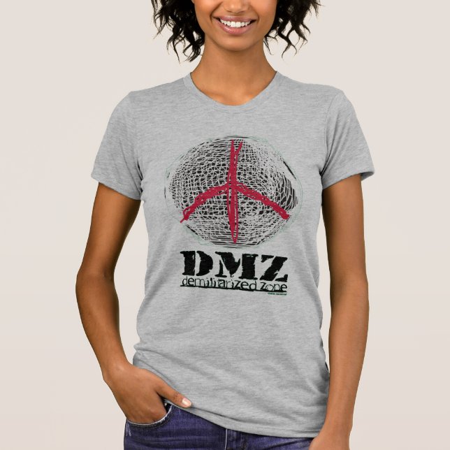Camiseta DMZ Peace Sem guerra Demmilitarizada Zone Freedom  (Frente)