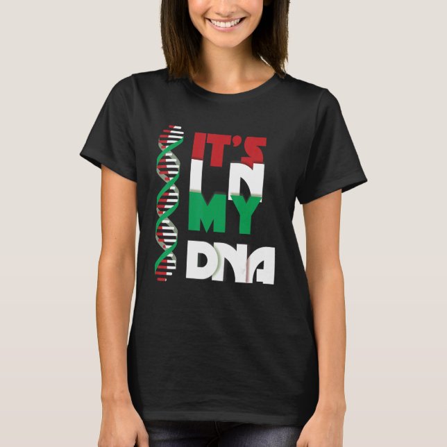 Camiseta DNA Cinco Da Mayo apparel It's in My Dna apparel 5 (Frente)