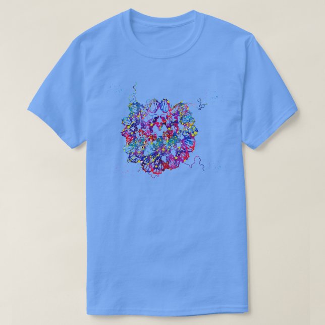 Camiseta DNA Crystal Structure 3 (Frente do Design)