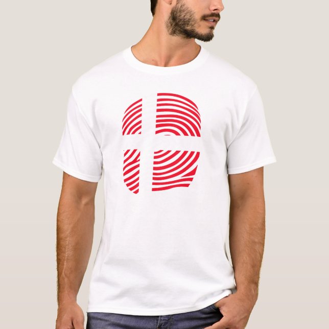 Camiseta DNA da Dinamarca (Frente)