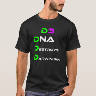 Camiseta DNA destrói darwinismo