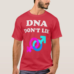 Camiseta DNA Não Mora Menina Masculina Se Rama Raça Sexo