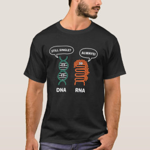 Camiseta DNA RNA Biologia Ciência Professor Aluno Humor Pia