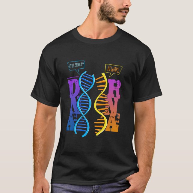 Camiseta Dna Rna Molecular Biology Pun Science Genetics Gen (Frente)