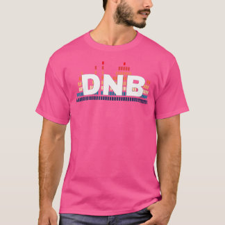 Camiseta Dnb Líquido - Tambor De Onda Sonora Retro E Shir D