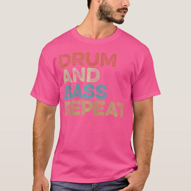 Camiseta Dnb Lovers Db Rave Drum Bass Ravers Dnb Music Fes (Frente)