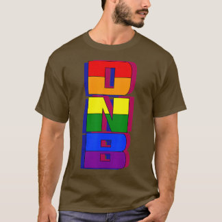 Camiseta DNB Vert Junglist Original DrumnBass Pride Rainbow