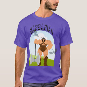 Camiseta DND Barbarian Classe 1