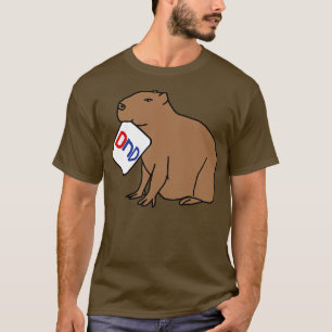 Camiseta DND Capybara diz Não Incomodar Estou Brincando