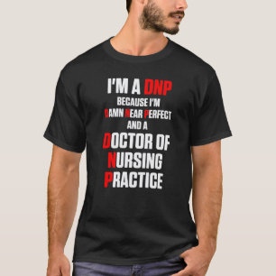 Camiseta Dnp Doutor Em Prática De Enfermagem Enfermeira 38