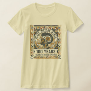 Camiseta do 100º Aniversário do Mês da História Ne