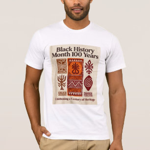 Camiseta do 100º Aniversário do Mês da História Ne