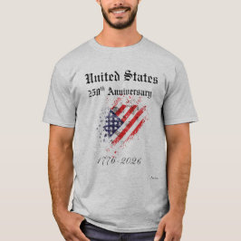 Camiseta do 250º Aniversário