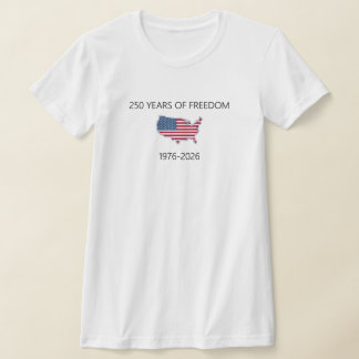 Camiseta do 250º Aniversário da América – 4 de jul
