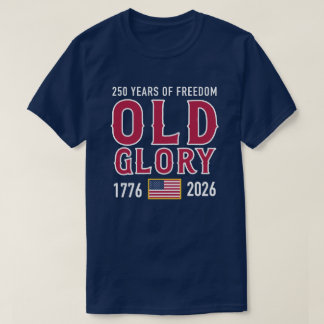 Camiseta do 250º Aniversário da Old Glory América