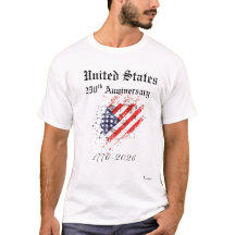 Camiseta do 250º Aniversário dos Estados Unidos Ma