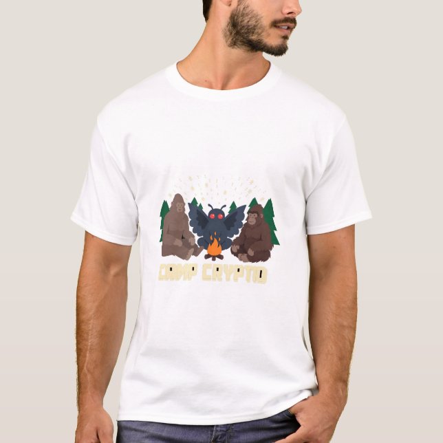 Camiseta do Acampamento Cryptid (Frente)
